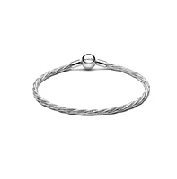 Pandora Sterling Silver Braided Snake Chain Bracelet