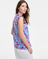 Tommy Hilfiger Women's Olympia Paisley Ruffled Blouse