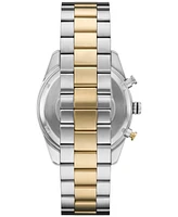 Emporio Armani Men's Chronograph Two-Tone Stainless Steel Bracelet Watch 42mm