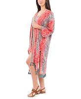 Patricia Nash Women's Cover Up Tassels Ruana