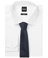 Boss by Hugo Men's Jacquard Pattern Silk Blend Tie