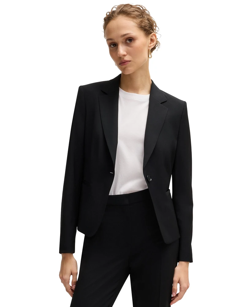 Boss by Hugo Women's Regular-Fit Button-Up Jacket