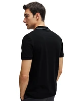 Boss by Hugo Men's Tonal Logo Slim-Fit Polo Shirt