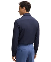 Boss by Hugo Boss Men's Structured Performance Slim-Fit Dress Shirt