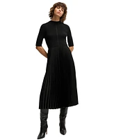 Boss by Hugo Boss Women's Cropped-Sleeve Plisse Dress