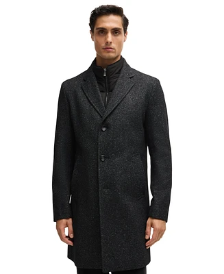 Boss by Hugo Boss Men's Zip-Up Slim-Fit Coat