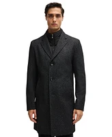 Boss by Hugo Boss Men's Zip-Up Slim-Fit Coat
