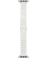 Tory Burch Women's The Eleanor White Ceramic Bracelet For Apple Watch 38-46mm