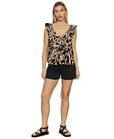 Sanctuary Women's The Time Off Printed Sleeveless Top