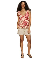 Sanctuary Women's The Time Off Printed Sleeveless Top