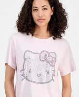 Grayson Threads, The Label Juniors' Rhinestone Hello Kitty Tee