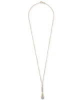 Wrapped in Love Diamond Flare Linear 18" Pendant Necklace (1/4 ct. t.w.) in 14k Gold, Exclusively at Macy's