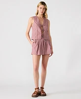 Steve Madden Women's Malena Striped Pull-On Shorts