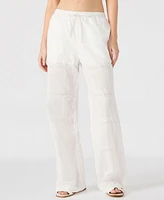 Steve Madden Women's Crissy Eyelet Patchwork Pants