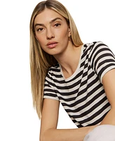 Sanctuary Women's Perfect Crewneck Cotton Short-Sleeve T-Shirt