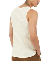 Guess Men's Regular-Fit Loose-Knit Textured Tank Top