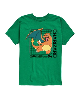 Hybrid Big Boys Pokemon Charizard Graphic Tee