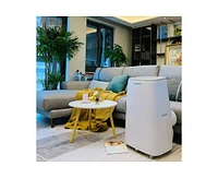 10800-btu Doe (120-Volt) White Vented Portable Air Conditioner Cools 320-sq ft