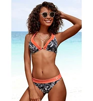 Lascana Women's Printed Underwire Bikini Swimsuit Top