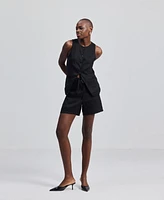 Reistor Women's Hemp Shorts Black