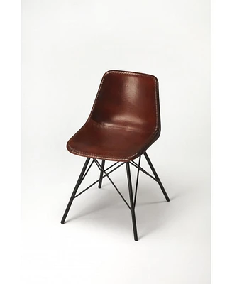 Faux Leather Side Chair for Dining Room or Office Seating