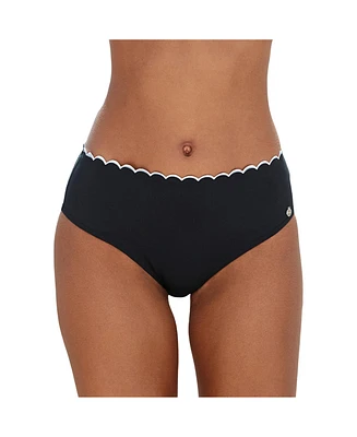 Lascana Women's Scalloped Classic Bikini Swimsuit Bottom