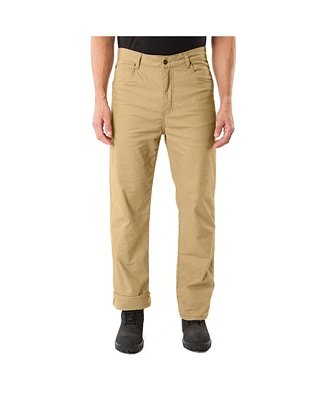 Smith's Workwear Men's Stretch Fleece-Lined Canvas 5-Pocket Pant