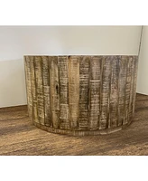Solid Wood Round Coffee Table for Living Room or Lounge Area