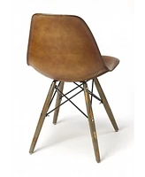 Stylish Faux Leather Upholstered Side Chair for Modern Spaces