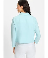 Olsen Women's Mixed Media Jacket