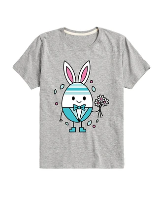 Hybrid Toddler Boys Happy Easter Bunny Egg Graphic T-Shirt