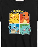 Hybrid Big Boys Pokemon Characters Graphic T-Shirt