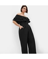 City Chic Plus Poppy Jumpsuit