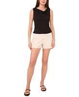 1.state Women's Double Cowl-Neck Tank