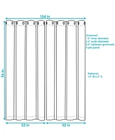 Simple Styles Indoor/Outdoor Curtain Panels with Grommet Tops