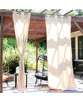 Simple Styles Indoor/Outdoor Curtain Panels with Grommet Tops