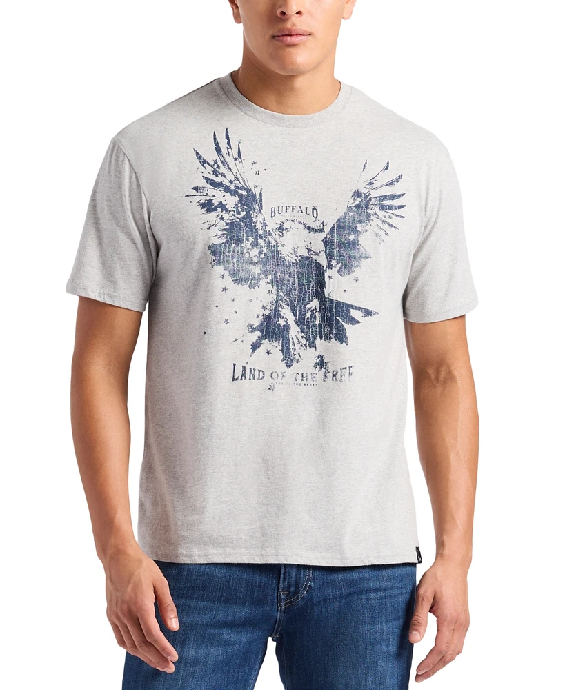 Men's Teagle Short Sleeve Eagle Graphic Crewneck T-Shirt