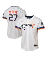 Nike Big Boys and Girls Jose Altuve White Houston Astros 2025 City Connect Limited Player Jersey