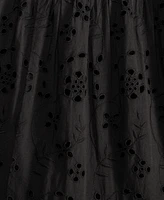 On 34th Women's Smocked Embroidered Eyelet Midi Dress, Exclusively at Macy's