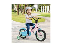 12-Inch Kids Bike with Adjustable Handlebar and Saddle, Lightweight Desig