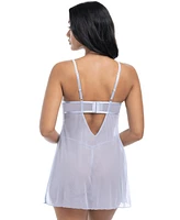 Oh La Cheri Women's Elsie Sheer Babydoll