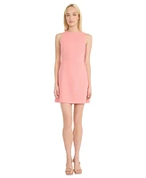 Donna Morgan Women's High-Neck Sleeveless Shift Dress