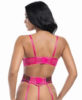 Oh La Cheri Women's Saracita Lace 3 Piece Bra Set
