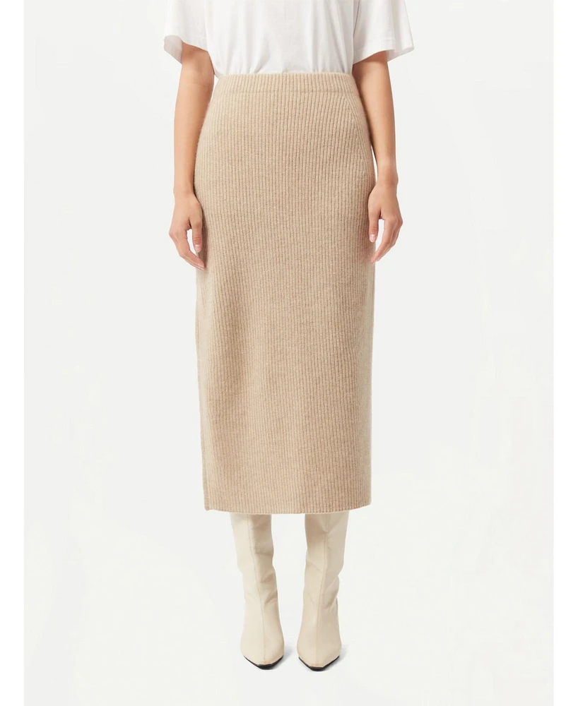Gobi Cashmere Women's Skirt with Zip
