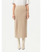 Gobi Cashmere Women's Skirt with Zip