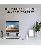 Urmust Aluminum Laptop Riser Stand for Desk | Detachable Computer Laptops (11-15.6"), Compatible with MacBook/Dell/Hp/Lenovo & More