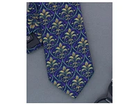 Trafalgar Men's The French Quarter Fleur dis Lis Silk Novelty Necktie