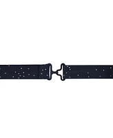 Trafalgar Men's Mystere Metallic Star Light Silk Bow Tie