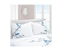 Superior Cherry Garden Cotton Duvet Cover Set