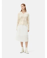 Gobi Cashmere Women's Mixed Pattern Polo